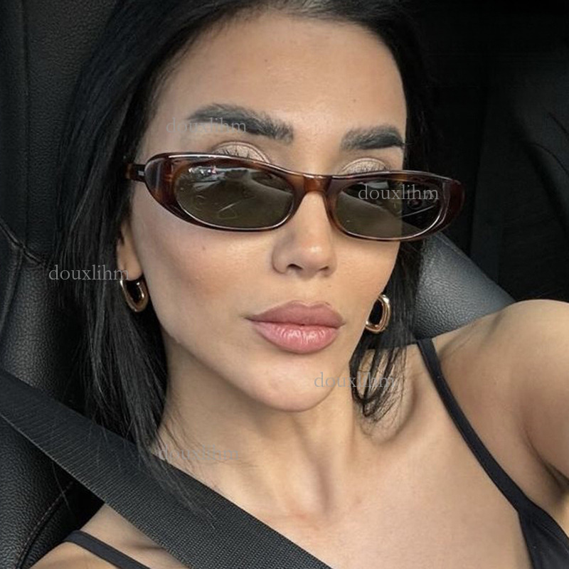 Kedun Small Frame Designer Oval Sunglasses Luxury Brand Fashion Accessories 2026 New Cat Eye Sunglasses For Women European And American Style Wholesal - view 3