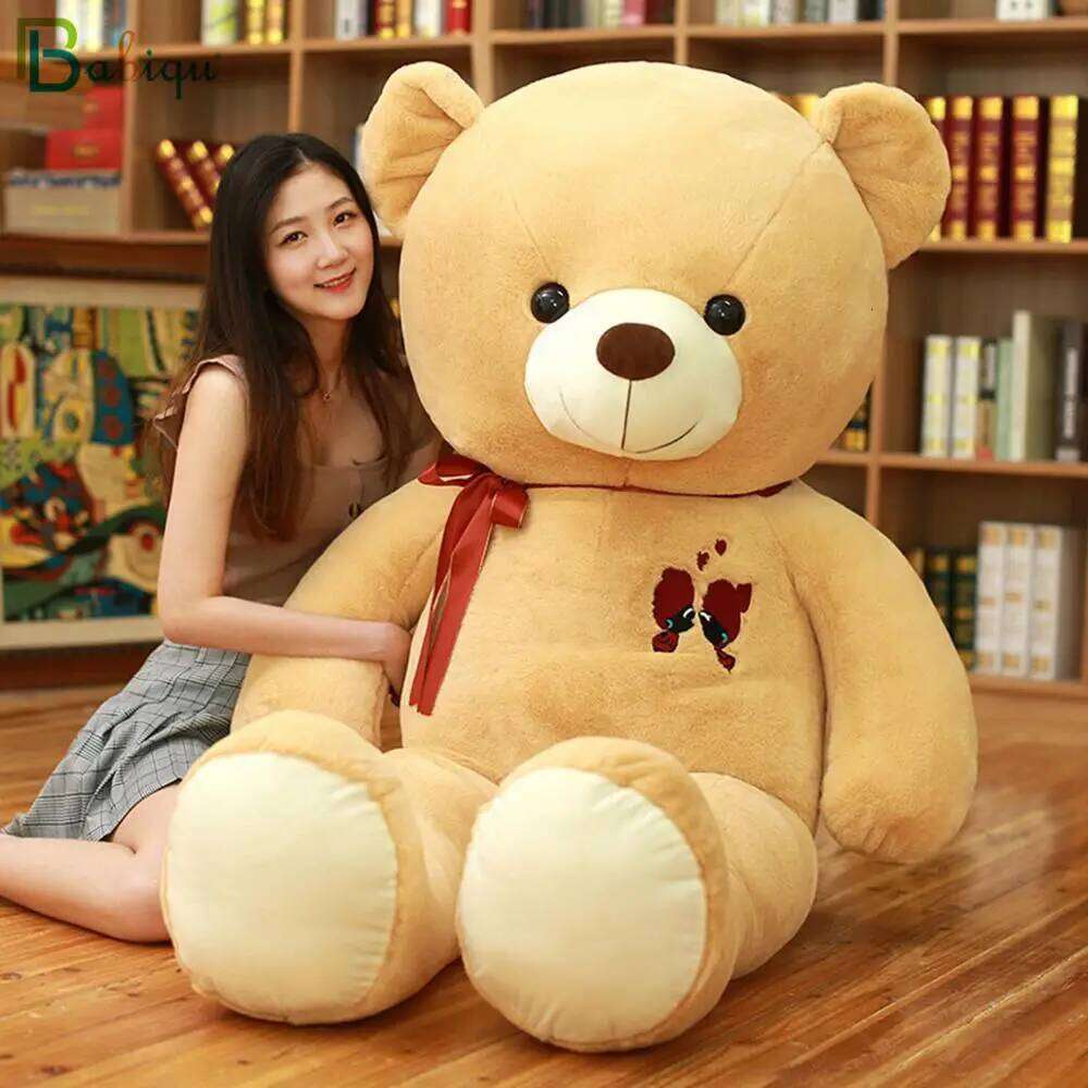 60-100CM Large Teddy Plush Lovely Giant Bear Huge Stuffed Soft Animal Dolls Kids Toy Birthday Gift For Girlfriend Lover