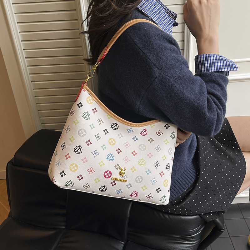 designer bag Women's with High-End Feel Large Capacity Three-Color Tote Bag Commuting Crossbody Bag