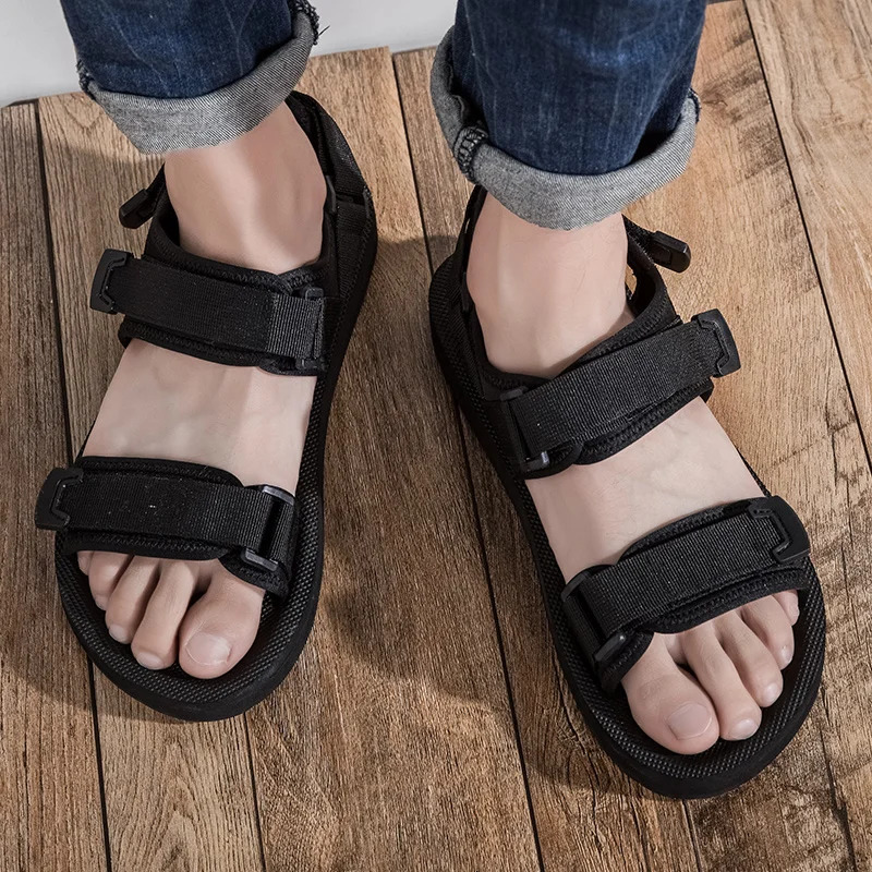 Summer Men Sandals Large Size49-50 for Mens Casual Outdoor Sandals Outdoor Breathable Beach Roman Slippers 260107