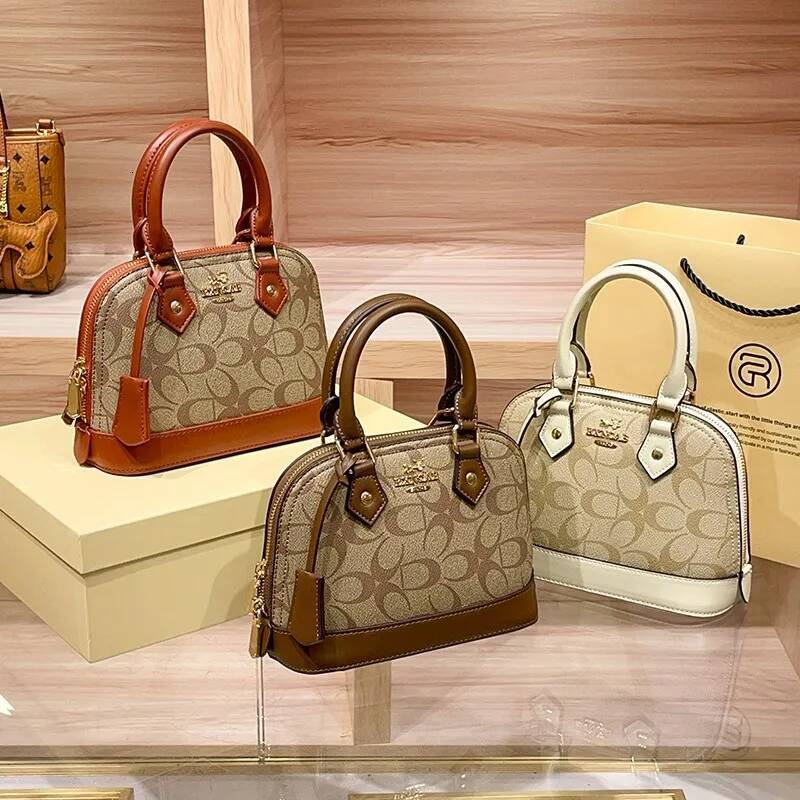 Bestseller Brand shell 2025 new high-end retro handbag shoulder versatile light luxury crossbody women's bag trend ddmybear