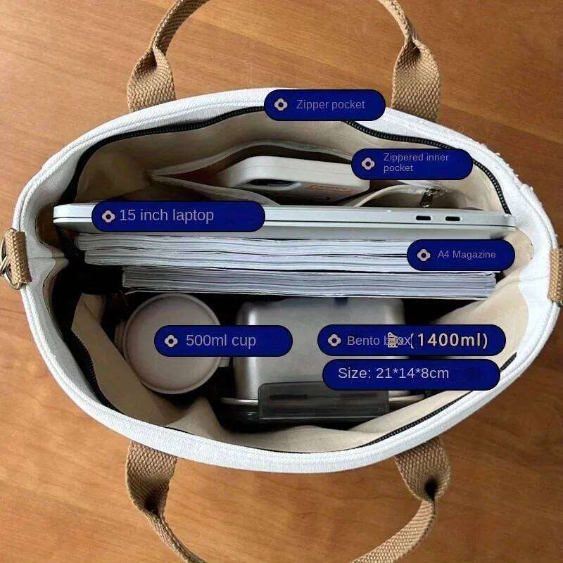 College Style Korean Version Simple Single Shoulder Tote Bag, Fashion Large Capacity Crossbody Handbag, Suitable for Commuting XJ260109