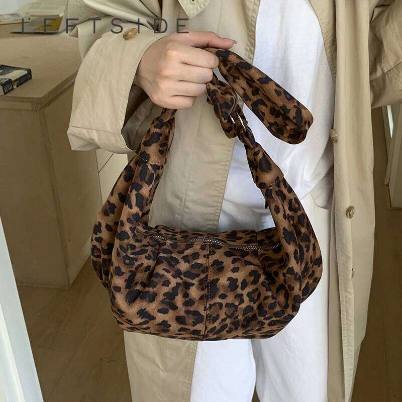 LEFTSIDE Design Large Capacity Faux Suede Shoulder Bags for Women 2025 Winter Crossbody Bag Females Luxury Handbags and Purses XJ260109