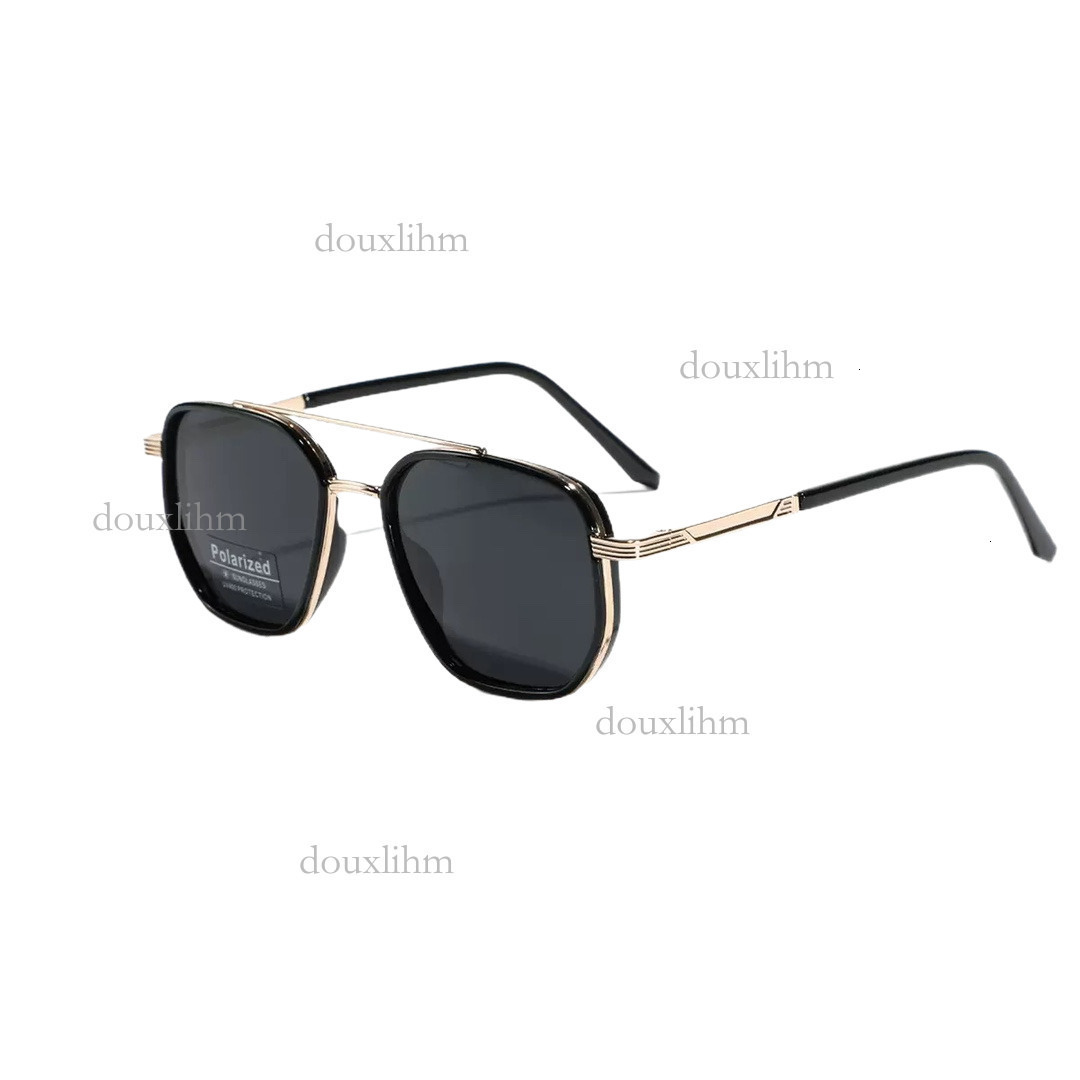Half Metal Large Frame Designer Women's Sunglasses Luxury Brand Fashion Accessories 2026 New Retro Men's TR90 Polarized Glasses Outdoor Vers