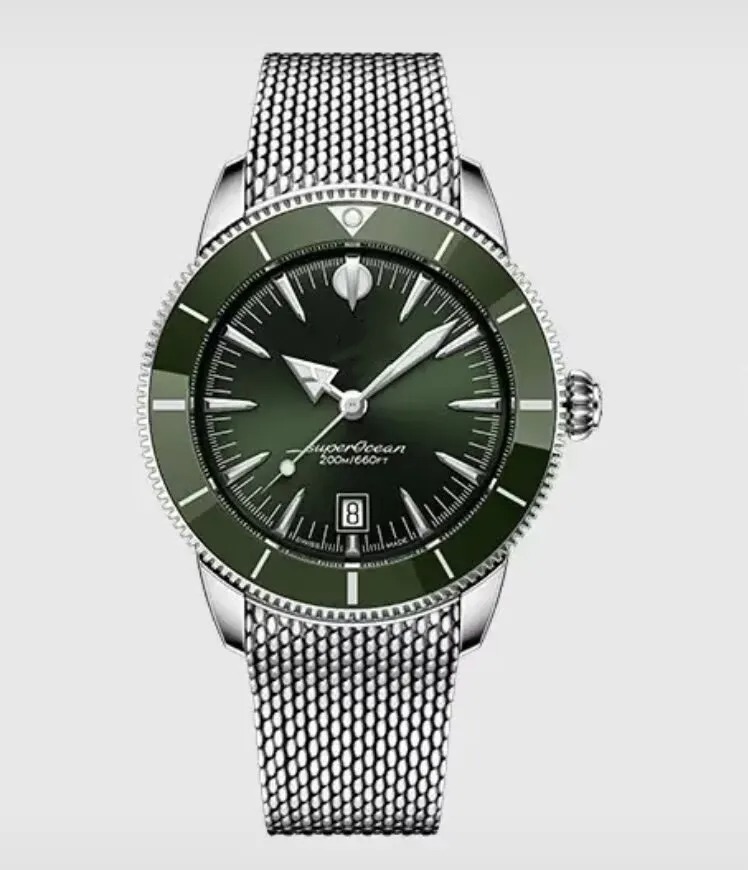 U1 Top-grade AAAAA Superoceans Heritage Watch B31 Automatic Mechanical Movement Full Working High Quality Men CmnX Waterproof Montre De Luxe Wristwatches Dial Hand