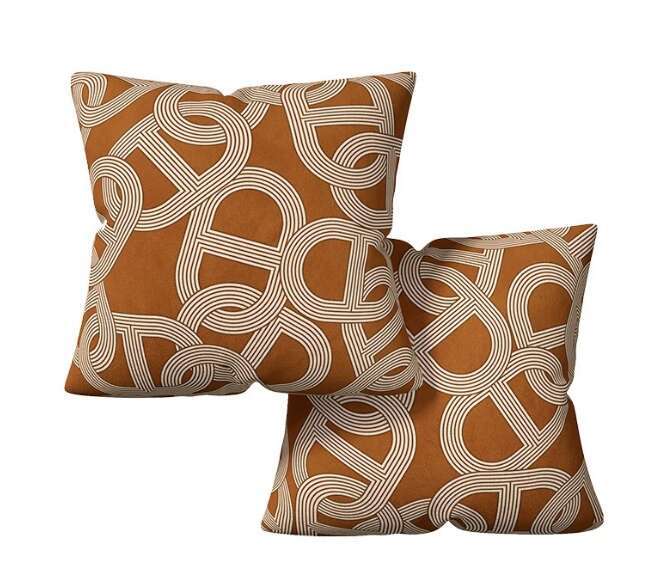 Pillow Case French Cream Style Sofa Living Room Natural Wood Color Cushion Modern Light Luxury Pillow Cover