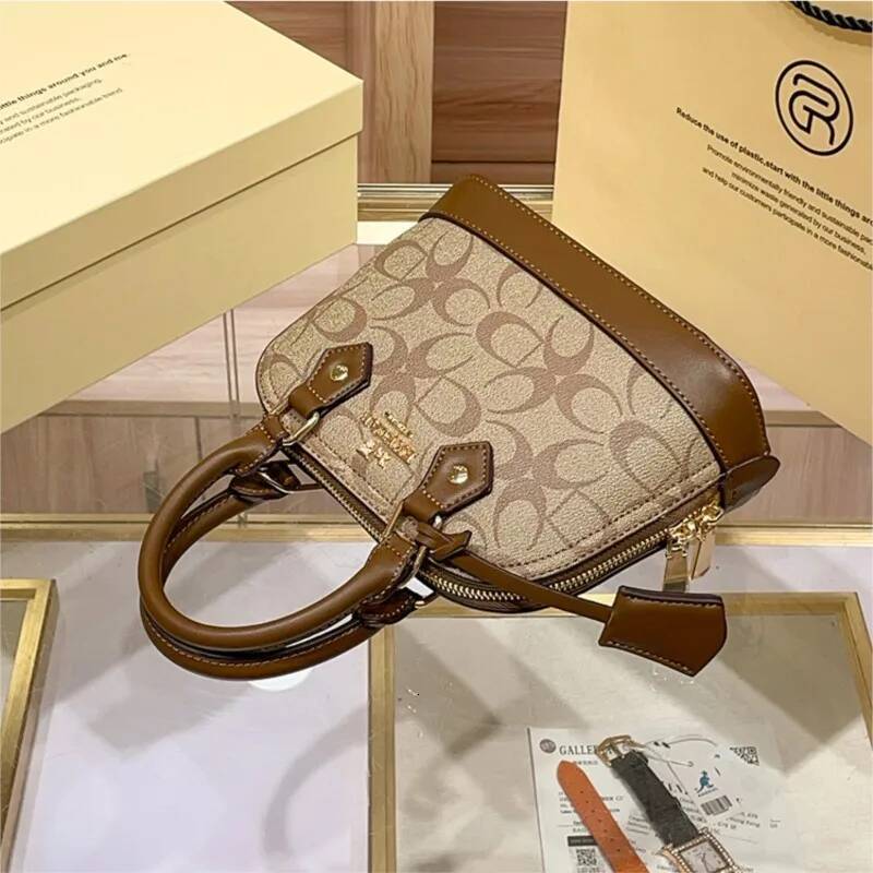 Bestseller Brand shell 2025 new high-end retro handbag shoulder versatile light luxury crossbody women's bag trend ddmybear