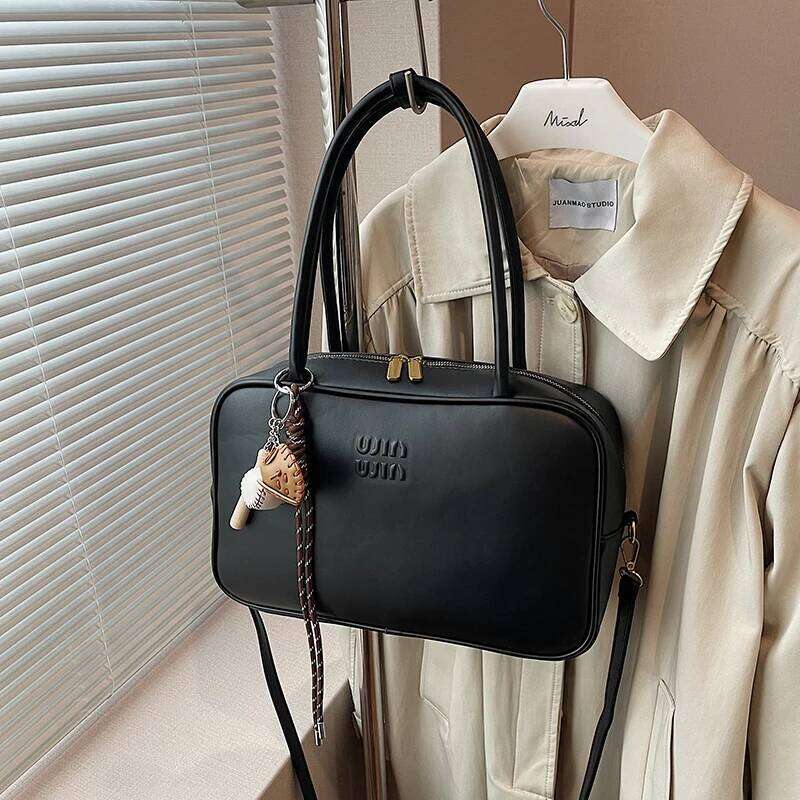 Luxury Design Boston Retro Large Capacity for Women 2025 New Autumn/Winter Commuting Versatile Shoulder Bag Top Quality XJ260109