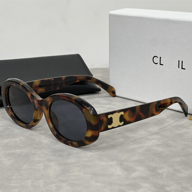 Sunglasses For Women Men Classic luxury ellipse Designer Sunglasses Top Quality Luxury Monogram Sunglasses Optional Polarized UV400 Protection with box CCCCE
