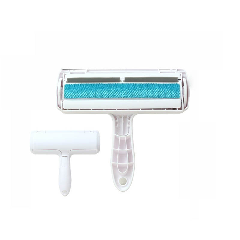 Reusable Pet Hair Remover Brush - Self-Cleaning Lint Roller for Dog/Cat Fur, Portable Fabric Furniture Deshedding Tool