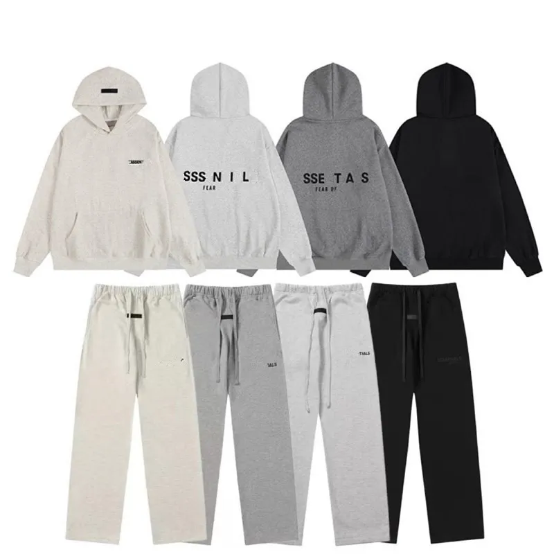 Essintals hoodie designer letter hoodie sweatpants hoodies sweatshirts essential tracksuit hoodie fashion loose cotton long sleeve pullovers under amrour