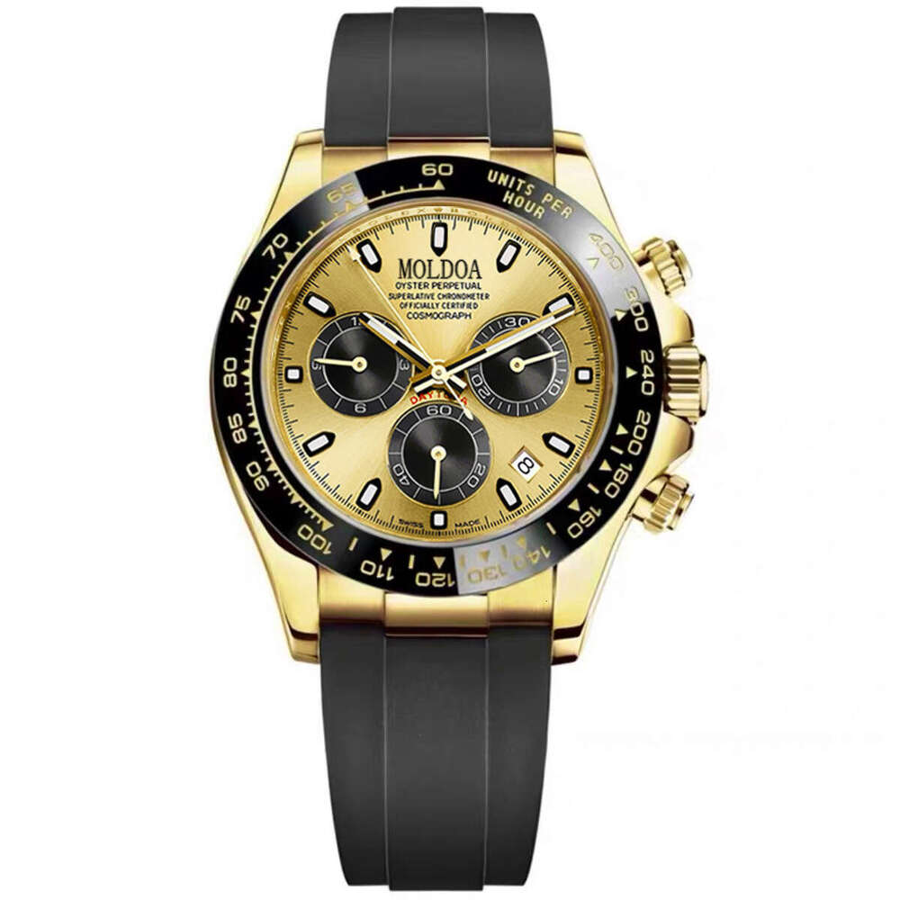 Fashionable hollow mechanical watch, calendar, waterproof quartz watch