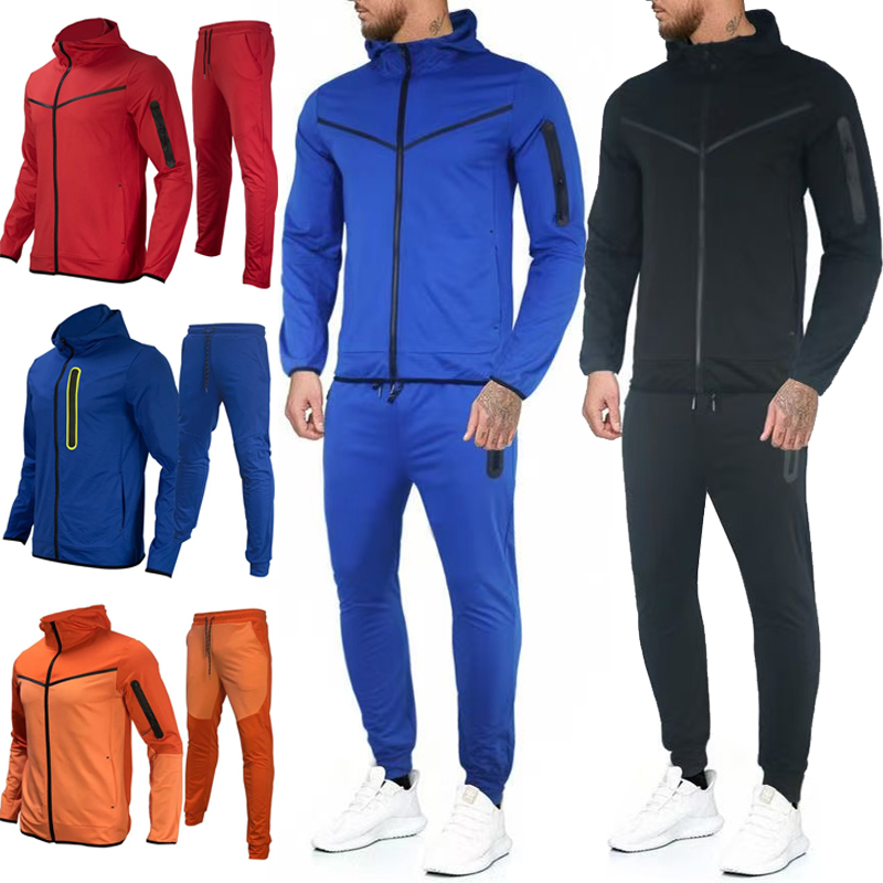 Two Pieces Mens Tracksuit Mens Tracksuit Designer Tracksuit Set Thin Techfleece Tracksuit Fitness Sportswear Zip Up Techfleece Tracksuit Jogging Suit Sets