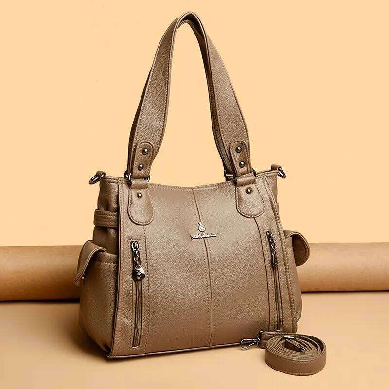Cross-border New Shoulder Fashion Large-capacity Messenger Tote Bag Foreign Trade Women's Handbag XJ260109