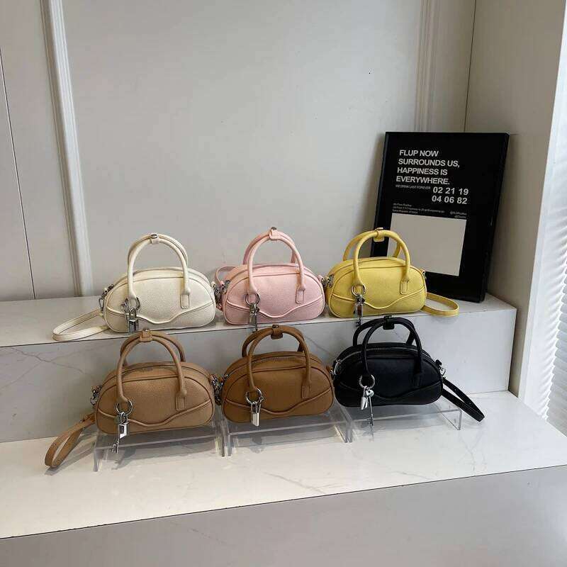 LEFTSIDE Women PU Leather Small Shoulder 2025 New Trend Fashion Simple Short Handle Crossbody Bag Female Handbags and Purses XJ260109