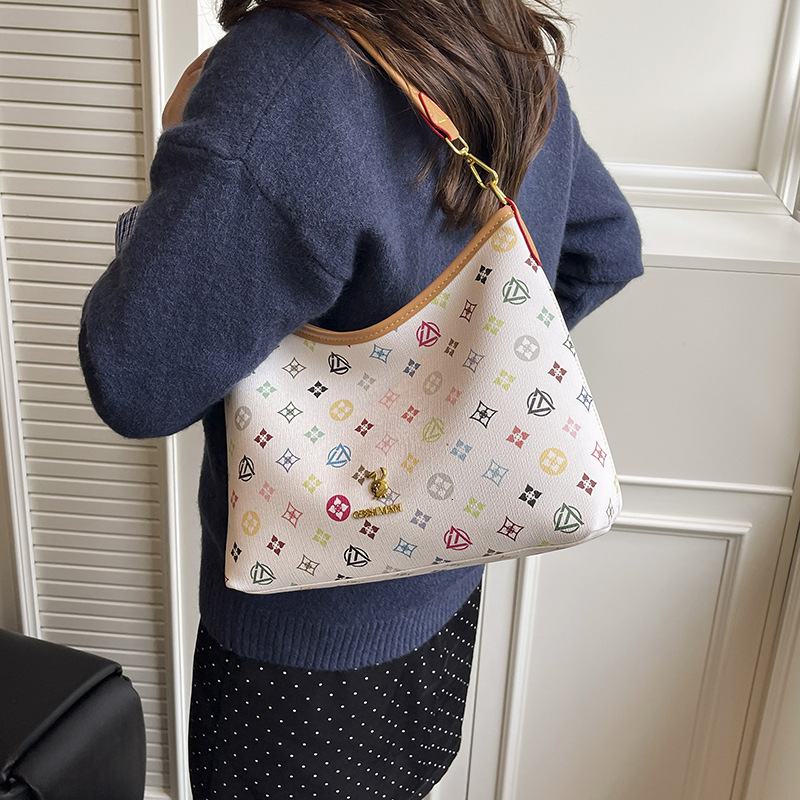 designer bag Women's with High-End Feel Large Capacity Three-Color Tote Bag Commuting Crossbody Bag