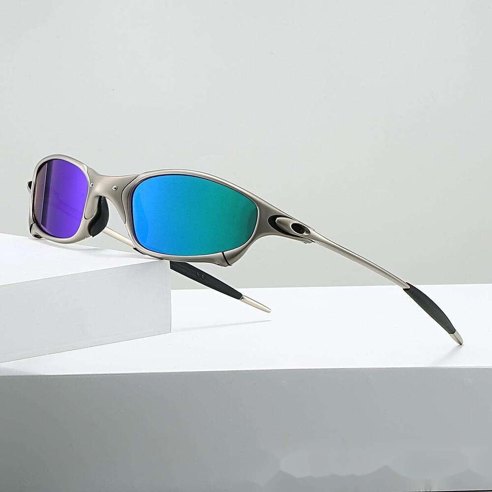 Retro Wrap-Around Sunglasses - Multi-Color Lens UV Protection Sports Shades for Men Women