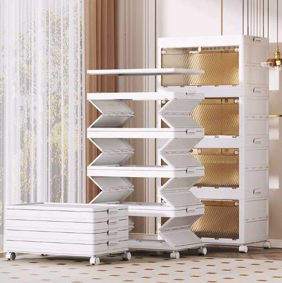 Storage cabinet living room toys folding storage cabinet multi-functional sundries snacks storage cabinet H260109