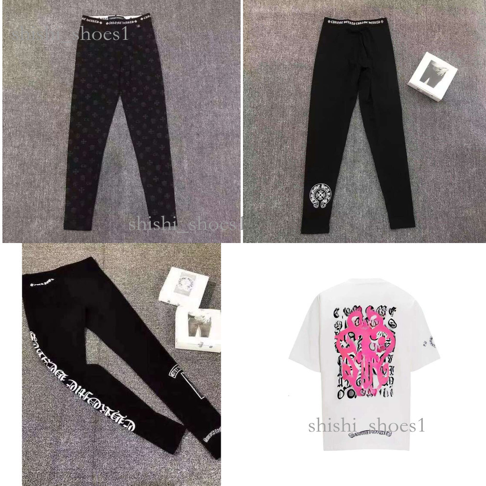 Designer Chrome Tight Pants Sanskrit Clothe Pants For Men High Quality Hoodie Chrome Hoodies Pure Cotton Luxury Leggings Women Hip Hop Casual Leggings 0bf 9