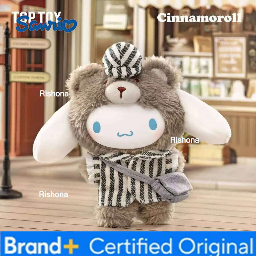 Sanrio New Kuromi Cinnamoroll Hello Kitty Figure Model Afternoon Tea Serise Doll Blind Box Toy Cute Pendant Friends Gift H260109