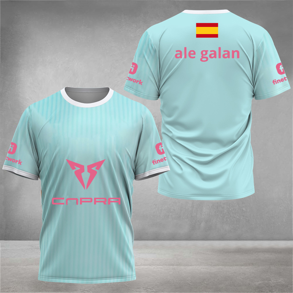 Men's T Shirts Padel Sport Round Neck Autumn Breathable 3D Printed Short Sleeved T-shirt Outdoor Casual Loose Sports