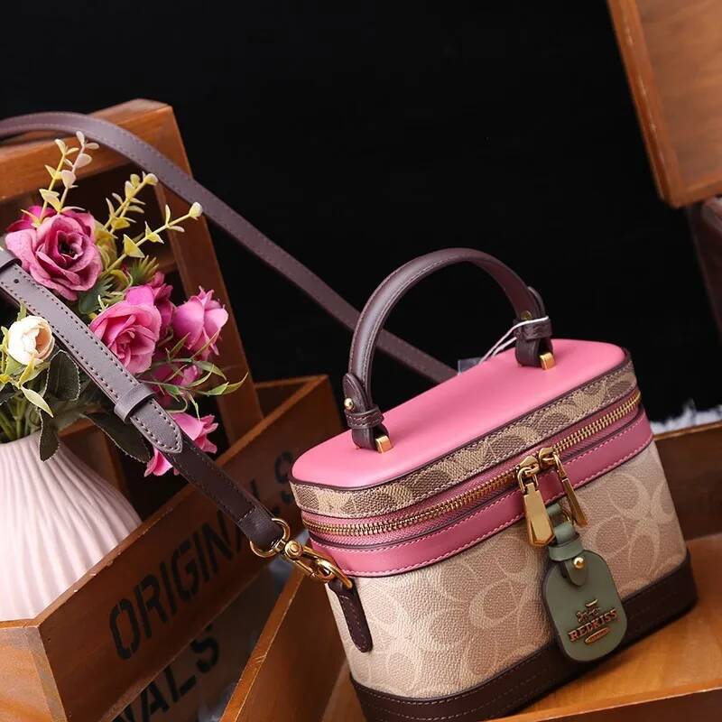 Bestseller New minimalist and fashionable small handbag, contrasting color women's bag, high-end carriage single shoulder crossbody handbag ddmyb