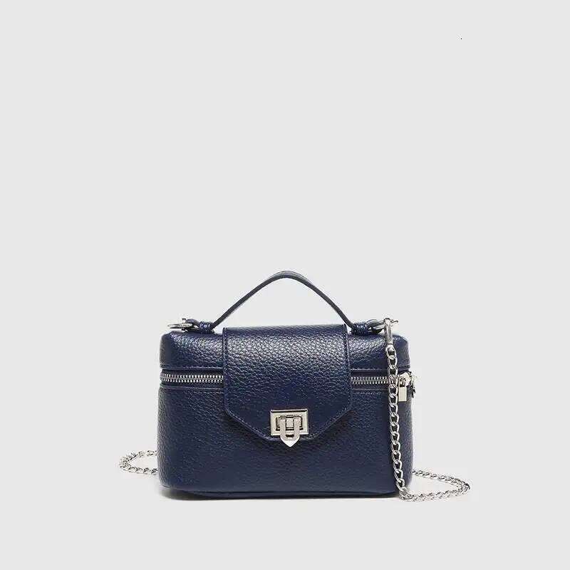 New light luxury premium box for women fashionable casual makeup bag niche commuter retro texture mini handbag XJ260109