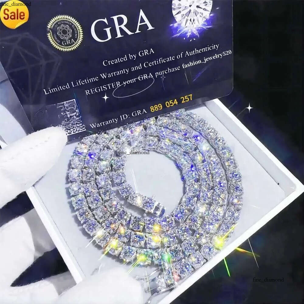 necklace jewelry VVS Moissanite jewlery designer for women men nature charms jewelery love gift chain tennis bracelet