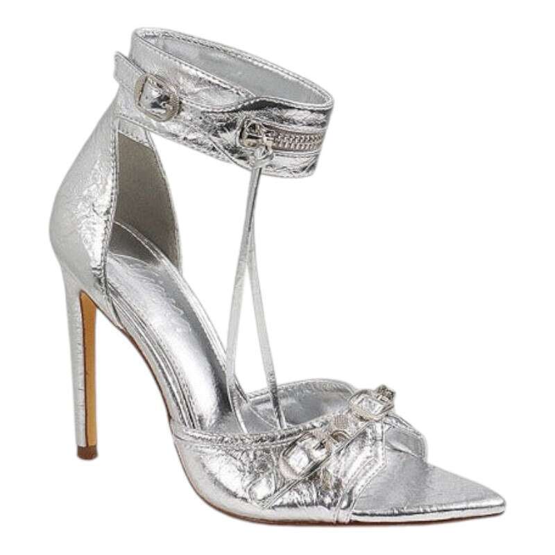 2026 Colour Black Woman Ankle Strap Sandals Leather Cross-Tied High Heels Shoes Sexy Lace Up Party Pumps shoe