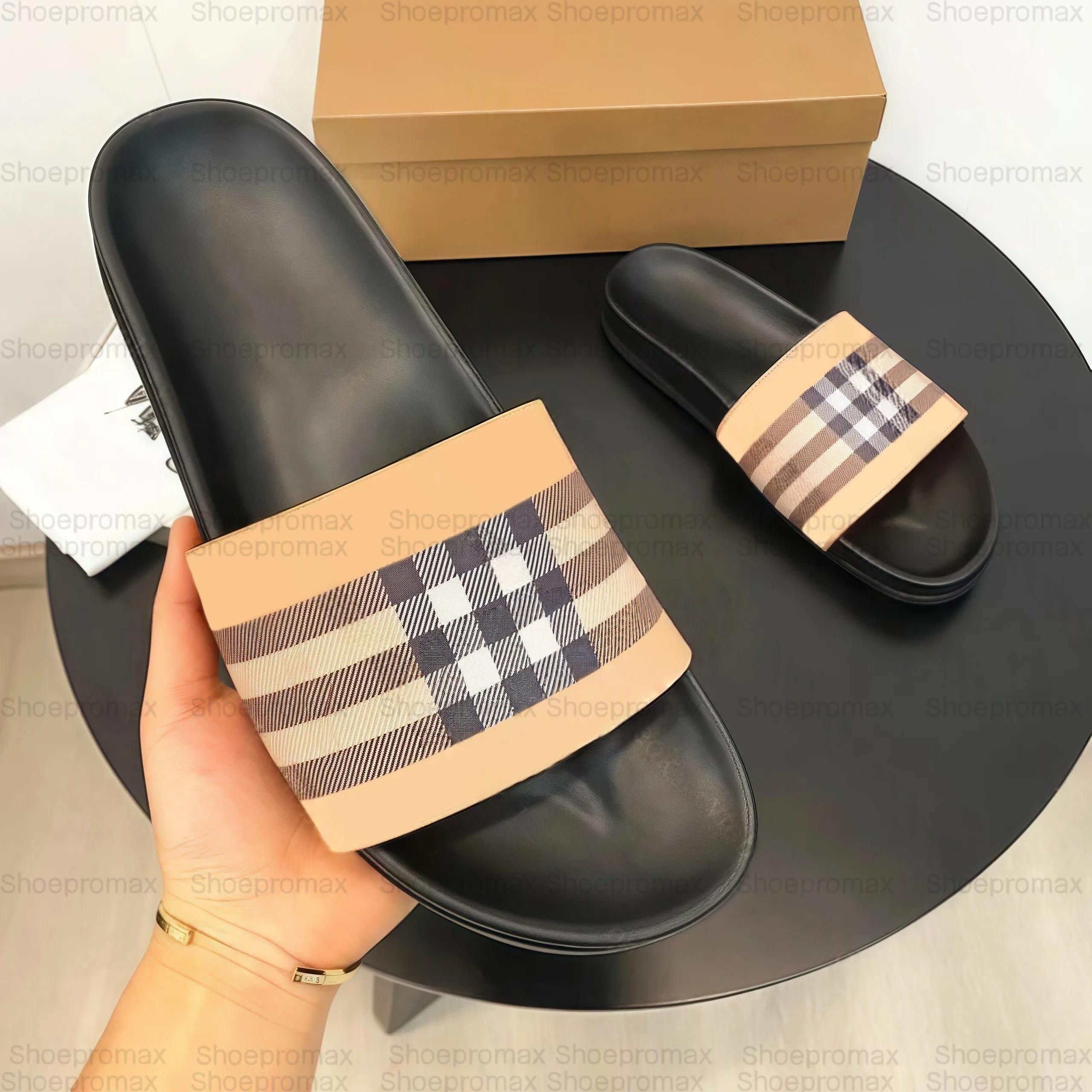 Designer Men Women Slipper Sliders Paris Slides Sandals Slippers For Men Women Hot Unisex Pool Beach Flip Flops Free Shipping Size 35-46