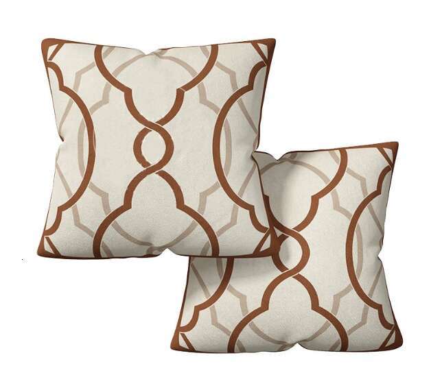 Pillow Case French Cream Style Sofa Living Room Natural Wood Color Cushion Modern Light Luxury Pillow Cover