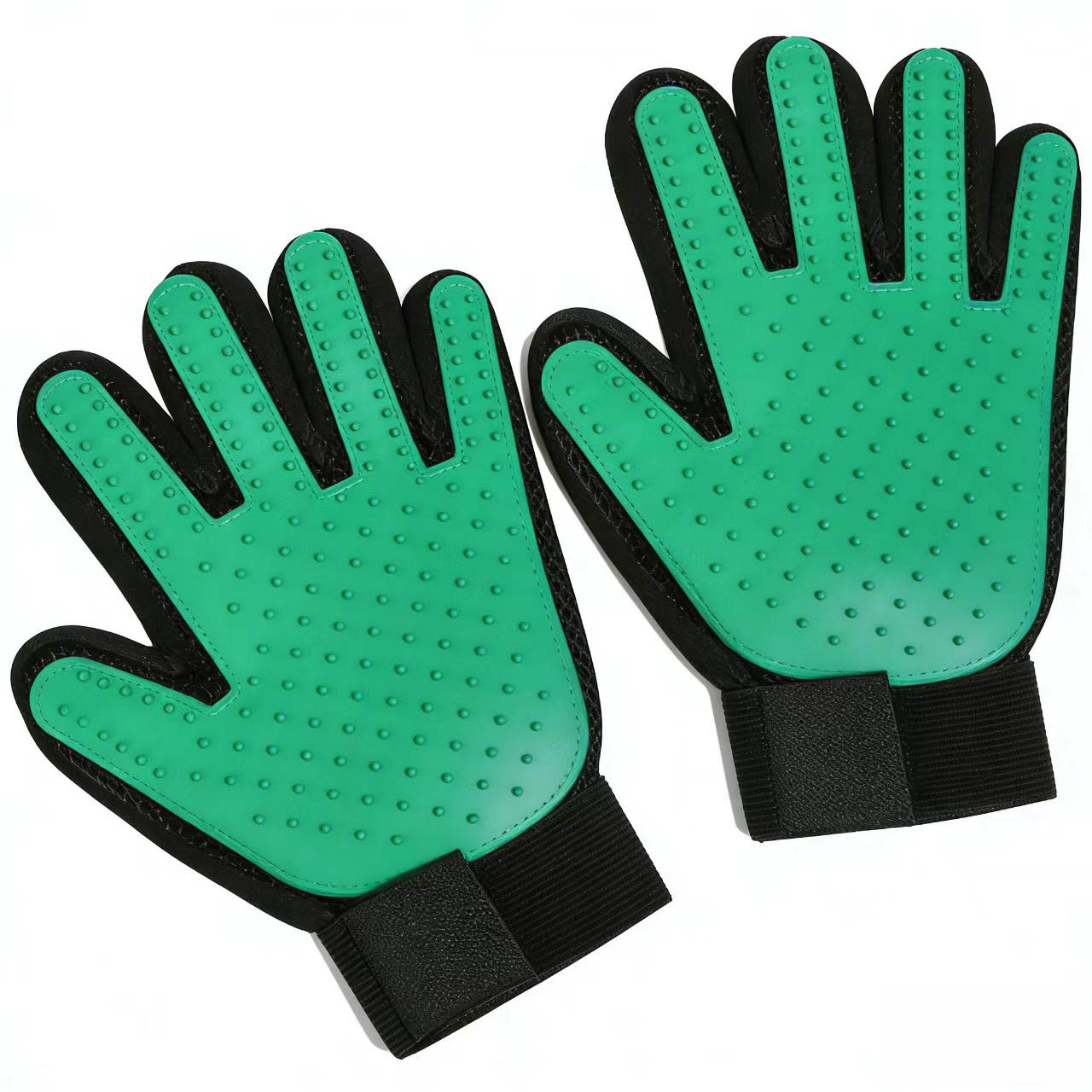 Multi-Color Cat Petting Glove - Reusable Pet Hair Remover Glove, Gentle Deshedding Glove for Cats/Dogs Loose Fur