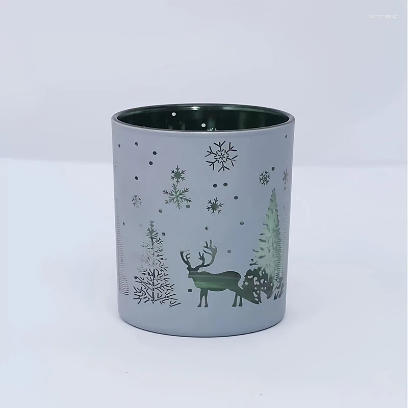 Candle Holders Christmas Series Year Decorative Candlestick Cups Custom Home Fragrance Birthday Gifts H260310