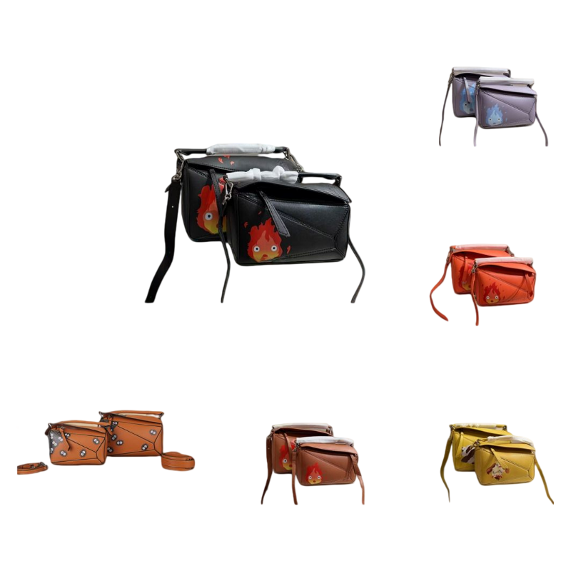 Top quality 10A Designer Tote for Women PU Leather Shoulder Crossbody Bag Clutch Handbag Design Rodeo Style Heart Purse Puzzle bag xb347