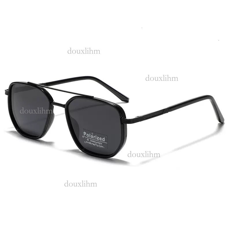 Half Metal Large Frame Designer Women's Sunglasses Luxury Brand Fashion Accessories 2026 New Retro Men's TR90 Polarized Glasses Outdoor Vers
