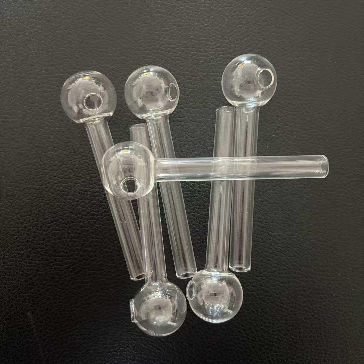 STOCK IN USA, 9 pcs High Borosilicate Glass Oil Burner Pipe, high quality 4inch glass tube smoking water pipes Smoking Accessories, 3-7 Days Delivery 