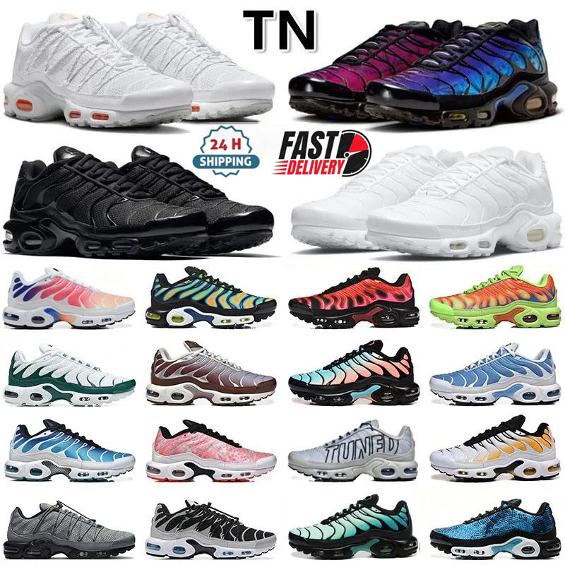 tn plus tns tnss Running Shoes Toggle Utility Black Reflective Triple White Black Grey Hyper Oreo Blue Green Yellow Pink Unity Men Women Trainers Sports Sneakers 36-46