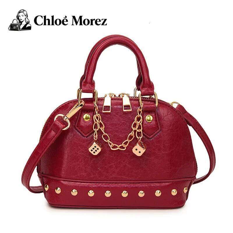 Rivet Crossbody for Women, Personalized Shoulder Bag, Trendy Ins Shell Bag XJ260109