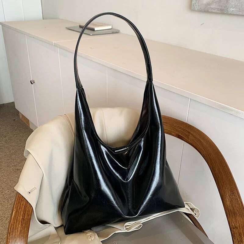 Vintage Pu Leather Women's Shoulder Bags Large Capacity Tote Bag Ladies Fashion Commuter Underarm Female Shoppping Handbags XJ260109