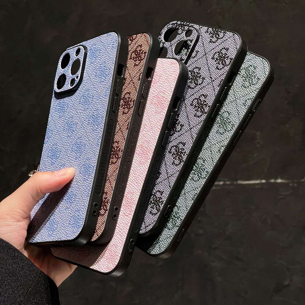 2-in-1 Leather iPhone Case, Lychee Texture Full Protection Shockproof Cover Compatible with iPhone 17 Pro Max/16 Pro/14/12/11