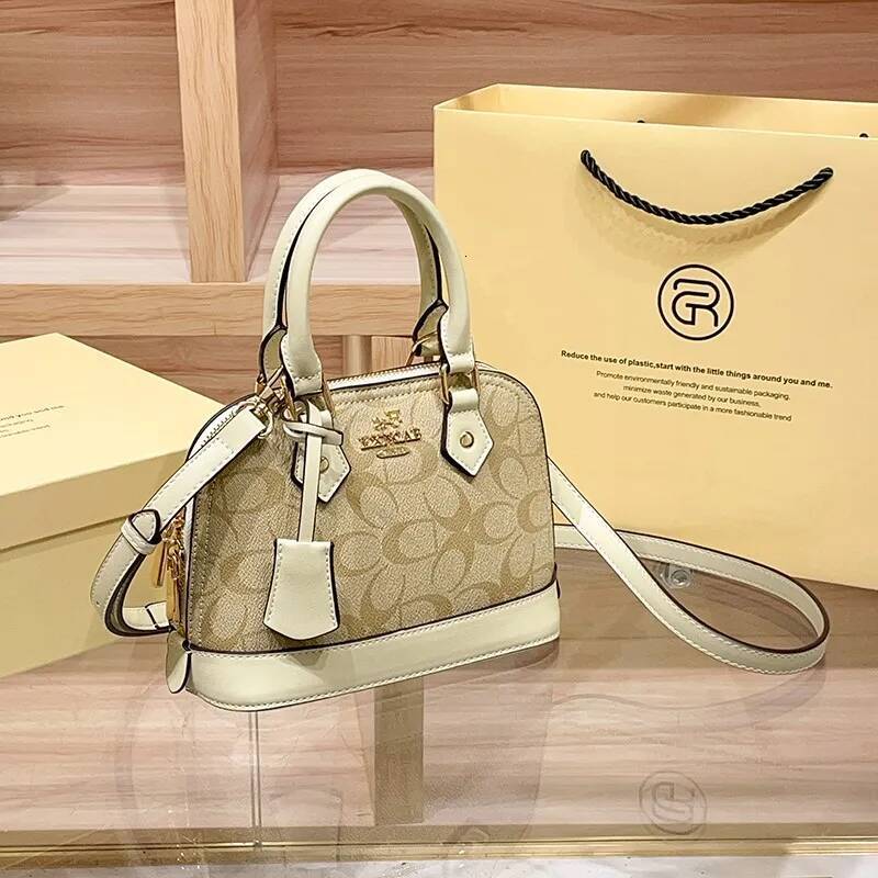 Bestseller Brand shell 2025 new high-end retro handbag shoulder versatile light luxury crossbody women's bag trend ddmybear