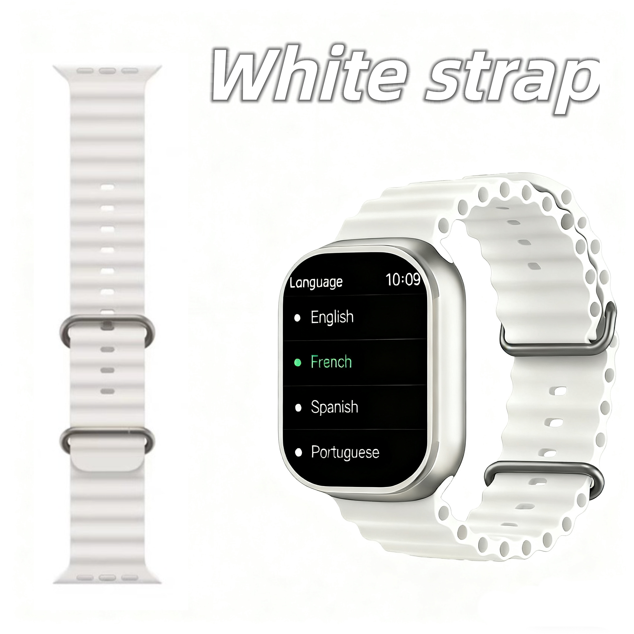 For Smart U3 49mm strap Series S11 android Men Women Watch Bluetooth Call Bracelet Wristband Wireless Charging Fitness Tracker Sports for Android8