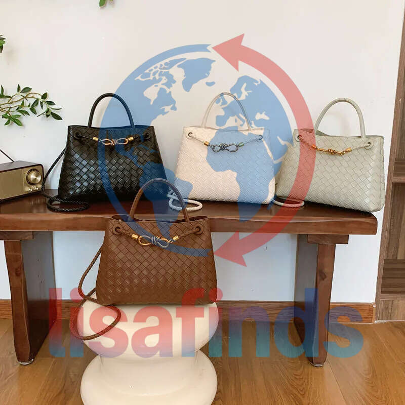 Free Shipping Designer Luxury 2025 New Women's Niche High-end Metal Rope Buckle Woven Shoulder Fashion Versatile Retro Commuter Bag Trendy