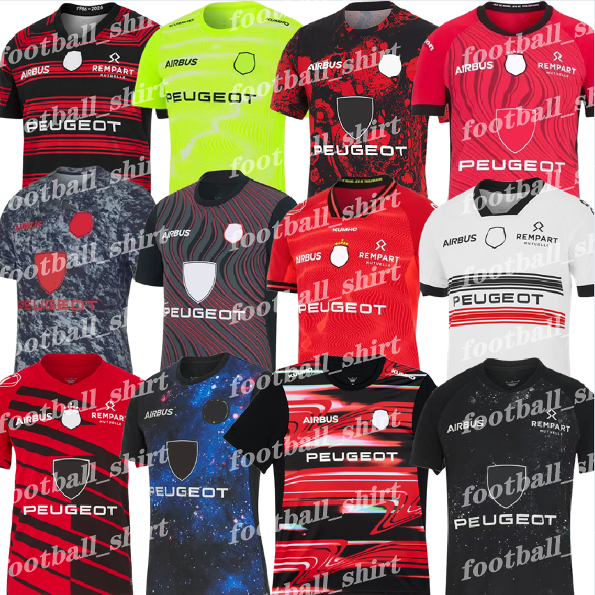 2026 Toulouse rugby Jerseys 2023 2024 2025 2026 France Toulouse Training T-Shirts Mans vest T-Shirts kids kit