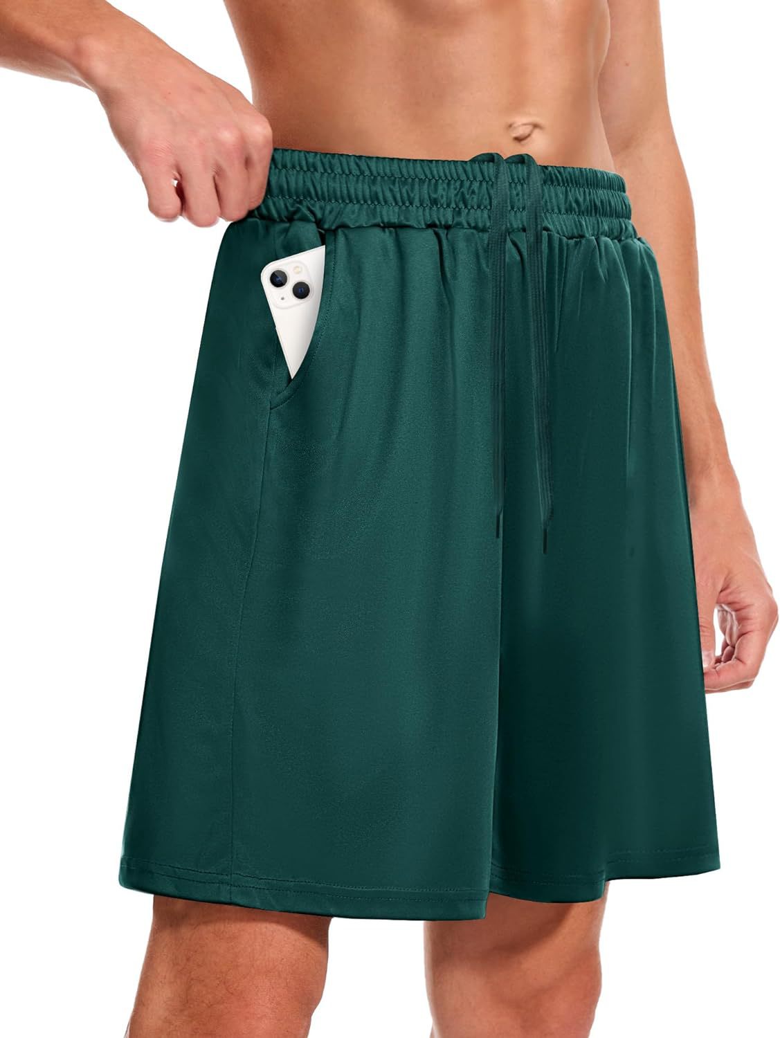 Men's Summer Quick-Dry Breathable Sports Shorts, Loose Casual with Pockets, Outdoor Running Training Fitness Pants