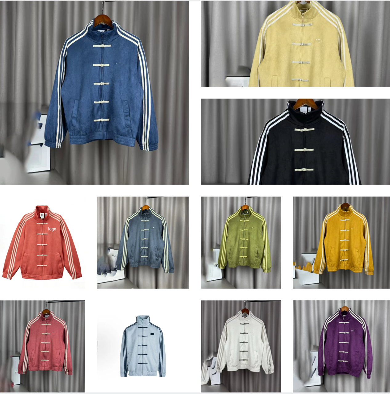 Designer jacket With LOGO 1:1 high-quality Man Jackets Jacket Spliced Stand Collar Spring Style Buttoned Fashion Retro Tang Single Breasted Tops men Coat