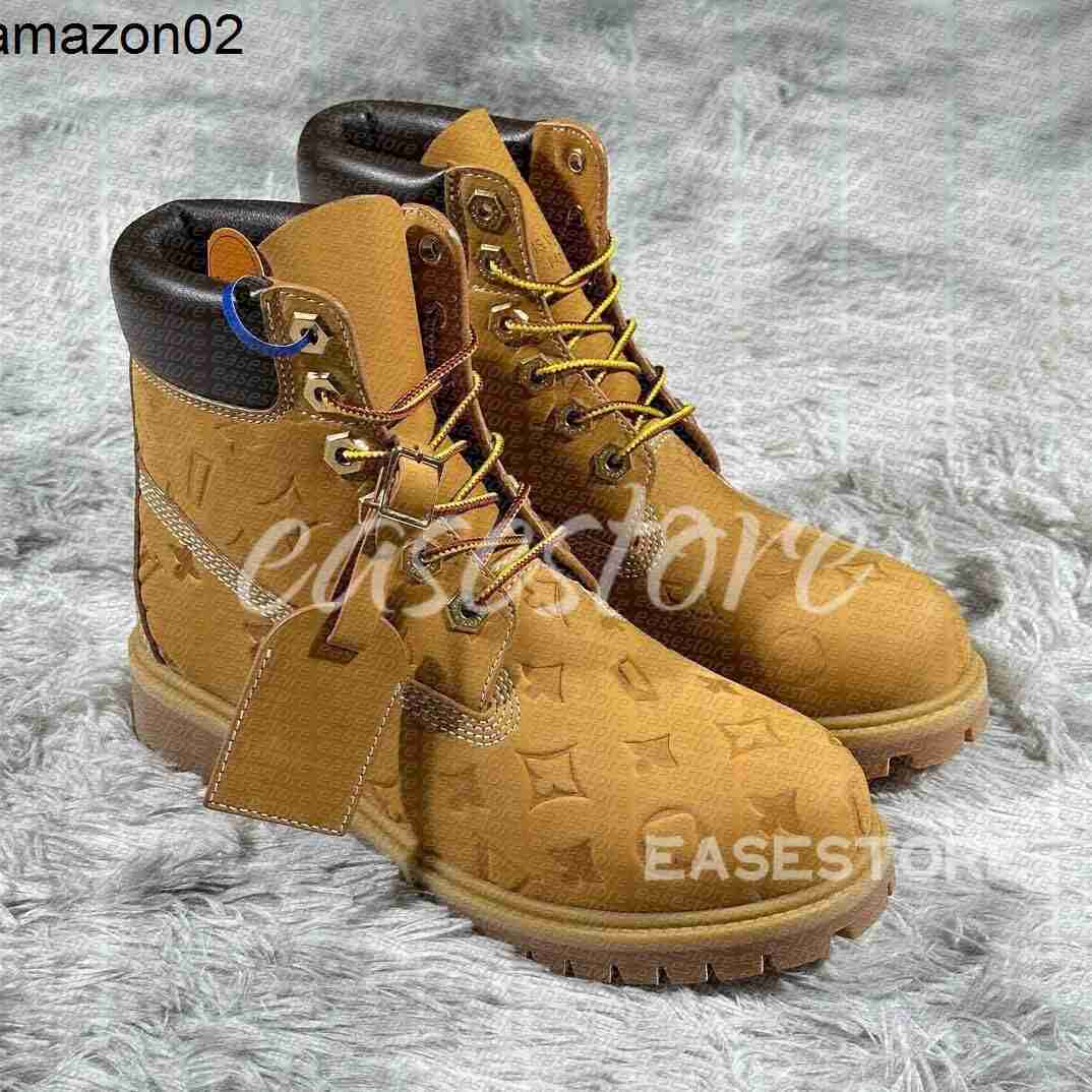 louisly vuittonly Tims boots men women boots yellow martin boots Ankle Boots Designer Cowboy shoes outdoor lv lvs louievuitton luis vitons viitton vuittonshoe W1M3