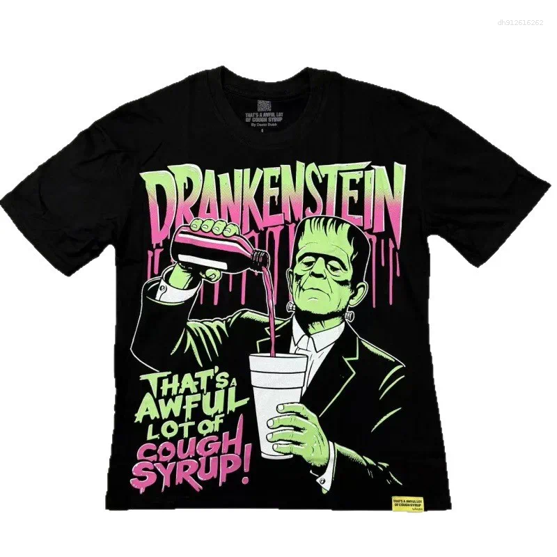 Men's T Shirts THAT'S A AWFUL LOT OF COUPH SYRUP European And American Style Fashion Brand Short Sleeved T-shirt