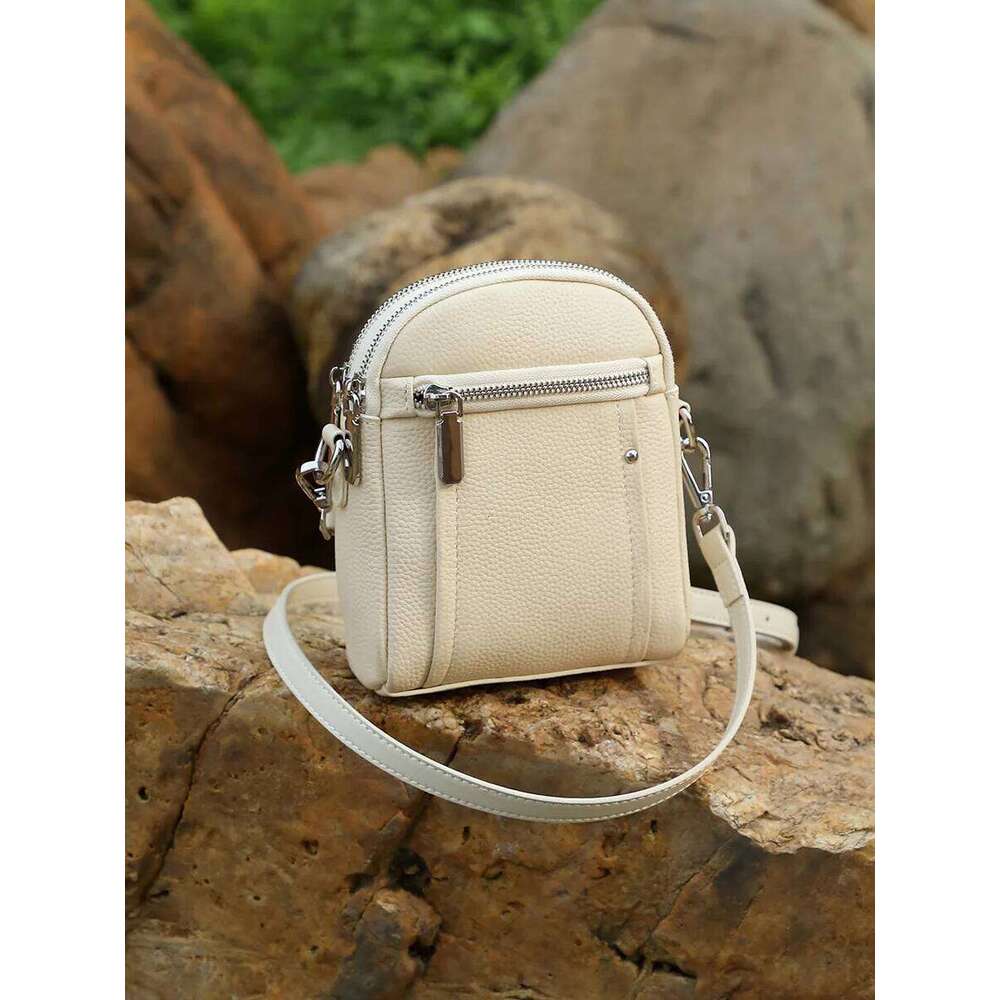 Fashionable Top Quality Genuine Leather First Layer Cowhide Crossbody Women's Small Versatile and Stylish Shoulder Bag XJ260109