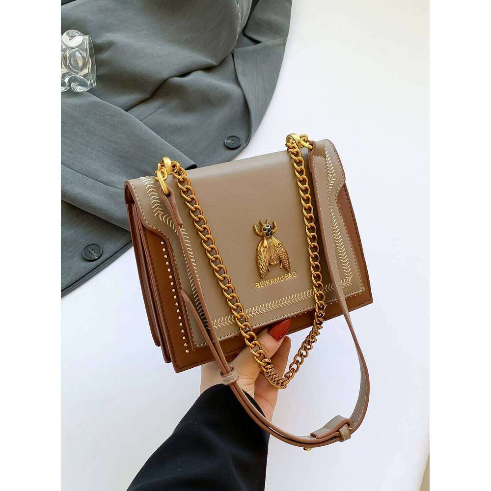 2025 Popular Fashion Chain Minority Design Shoulder New Style Versatile Crossbody Bag XJ260109